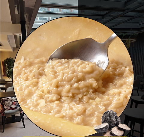 Risotto im Parmesanlaib mit Trüffelöl und Scaloppine (25.10.2025)
